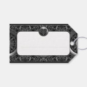 Keramik Lace Black Geschenkanhänger (Vorderseite (Horizontal))