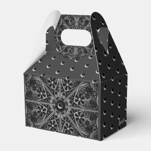 Keramik Lace Black Geschenkschachtel (Vorderseite)