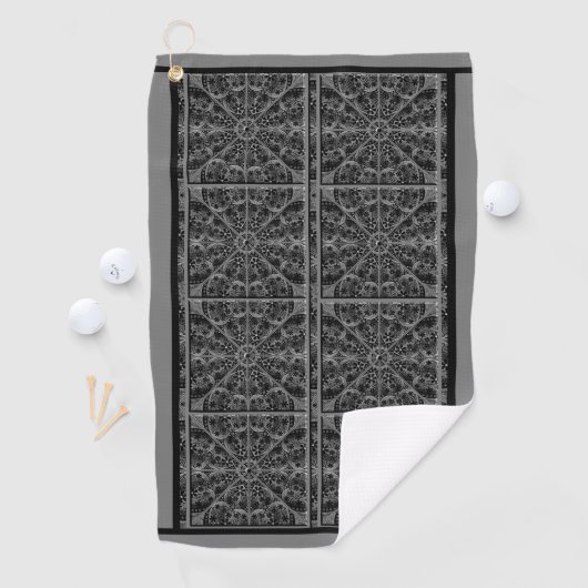 Keramik Lace Black Golfhandtuch (Insitu)