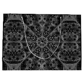 Keramik Lace Black Große Geschenktüte (Rückseite)