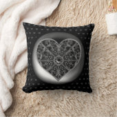 Keramik Lace Black Kissen (Decke)