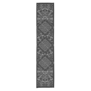 Keramik Lace Black Kurzer Tischläufer