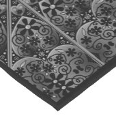 Keramik Lace Black Kurzer Tischläufer (Ecke)