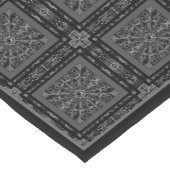 Keramik Lace Black Kurzer Tischläufer (Ecke)