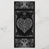 Keramik Lace Black Menükarte (Rückseite)