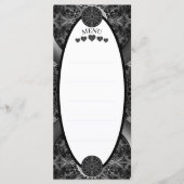 Keramik Lace Black Menükarte (Vorderseite)