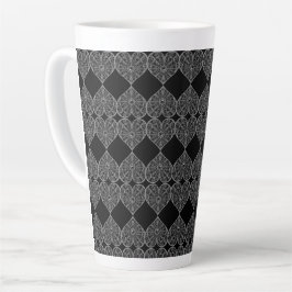 Keramik Lace Black Milchtasse