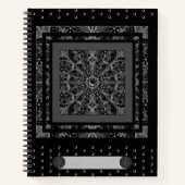 Keramik Lace Black Notizblock (Vorderseite)