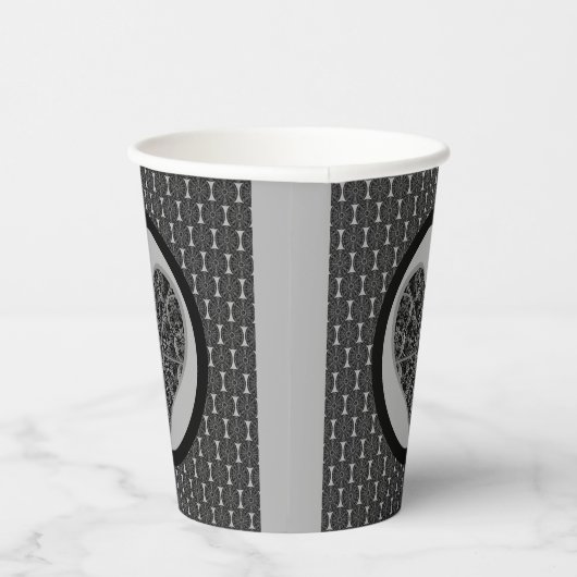 Keramik Lace Black Pappbecher (Rechts)