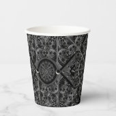Keramik Lace Black Pappbecher (Vorderseite)