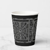 Keramik Lace Black Pappbecher (Vorderseite)