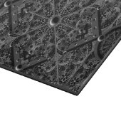 Keramik Lace Black Schneidebrett (Ecke)
