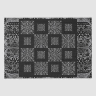 Keramik Lace Black Seidenpapier