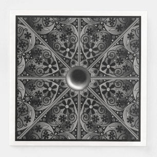 Keramik Lace Black Serviette