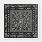 Keramik Lace Black Serviette (Vorderseite)