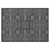 Keramik Lace Black Tischdecke (Vorderseite (Horizontal))
