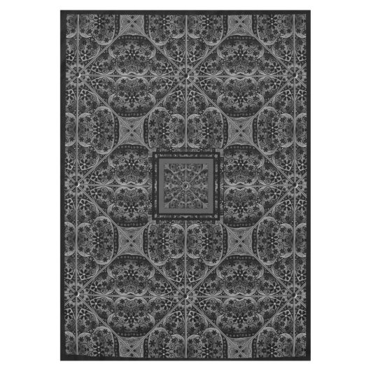 Keramik Lace Black Tischdecke (Vorderseite)