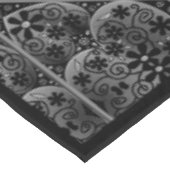Keramik Lace Black Tischdecke (Schrägansicht)
