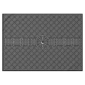 Keramik Lace Black Tischdecke (Vorderseite (Horizontal))