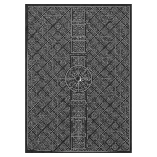 Keramik Lace Black Tischdecke (Vorderseite)