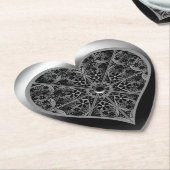 Keramik Lace Black Untersetzer (angewinkelt)