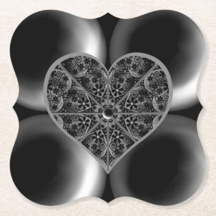 Keramik Lace Black Untersetzer