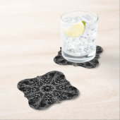 Keramik Lace Black Untersetzer (Vor Ort)
