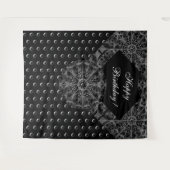 Keramik Lace Black Wandteppich (Vorderseite (Horizontal))