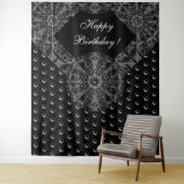 Keramik Lace Black Wandteppich (Beispiel)