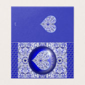 Keramik Lace Blue of Greece (Außenseite Aufgefaltet)