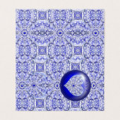 Keramik lace Blue of Greece (Außenseite Aufgefaltet)