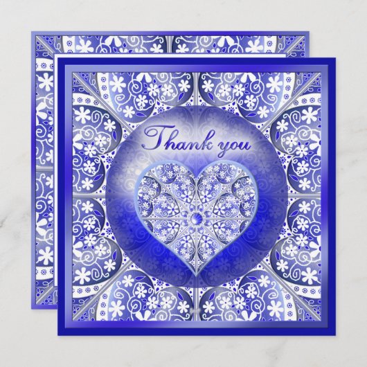 Keramik Lace Blue of Greece (Vorne/Hinten)