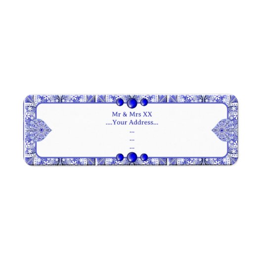 Keramik Lace Blue of Greece (Vorne)