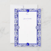 Keramik lace Blue of Greece (Rückseite)