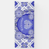 Keramik Lace Blue of Greece Banner (Vertikal)