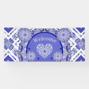 Keramik Lace Blue of Greece Banner