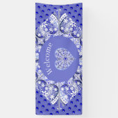 Keramik Lace Blue of Greece Banner (Vertikal)