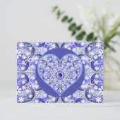 Keramik lace Blue of Greece Begleitkarte (Stehend Vorderseite)