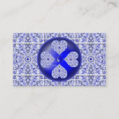 Keramik Lace Blue of Greece Begleitkarte (Vorderseite)