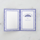 Keramik Lace Blue of Greece Dankeskarte (Innenseite)