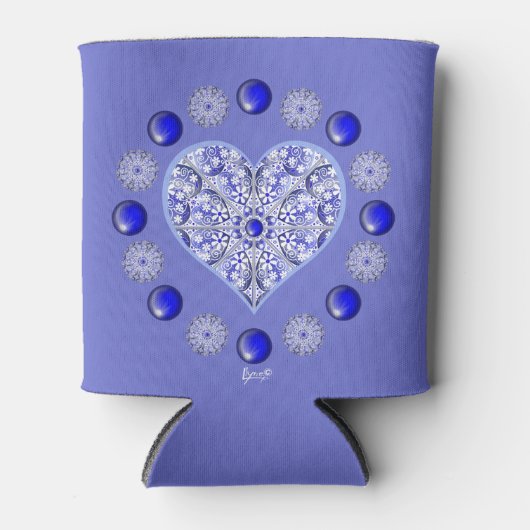 Keramik Lace Blue of Greece Dosenkühler (Vorderseite)