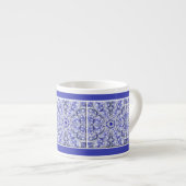 Keramik lace Blue of Greece Espressotasse (Vorderseite Rechts)