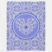 Keramik lace Blue of Greece Fleecedecke (Vorderseite)