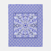 Keramik Lace Blue of Greece Fleecedecke (Vorderseite)