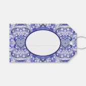 Keramik lace Blue of Greece Geschenkanhänger (Vorderseite (Horizontal))