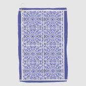 Keramik Lace Blue of Greece Golfhandtuch (Vorderseite)