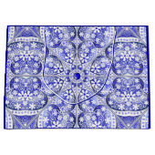 Keramik lace Blue of Greece Große Geschenktüte (Vorderseite)