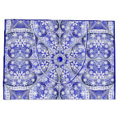 Keramik lace Blue of Greece Große Geschenktüte (Rückseite)