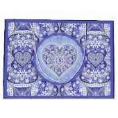 Keramik lace Blue of Greece Große Geschenktüte (Rückseite)