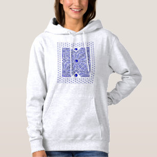 Keramik Lace Blue of Greece Hoodie